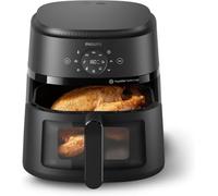 Philips Air Fryer 2000 Series Single basket 6.2L with Viewing Window | 13 Ways to Cook - large 6.2L airfryer, RapidAir technology, 90% less fat, Touchscreen, Easy to clean (NA230/09)