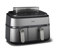 Philips Air Fryer NA555 00 5000 SERIES Dual Basket Black