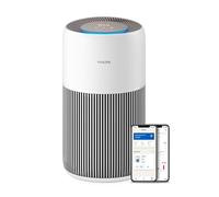 Philips Air Purifier 2200 Series, HEPA NanoProtect + Active Carbon Filter, CADR 400m³/h for 104m², Allergy sufferers, Ultra-quiet, Intelligent and Long-lasting filter (AC2220/10)