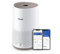 Philips Air Purifier 600 Series, Ultra-quiet and energy-efficient, For allergy sufferers, HEPA filter removes 99.97% of pollutants, Covers up to 44m2, App control, White (AC0650/20)