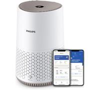 Philips Air Purifier 600 Series, Ultra-quiet and energy-efficient, For allergy sufferers, HEPA filter removes 99.97% of pollutants, Covers up to 44m2, App control, White (AC0650/20)
