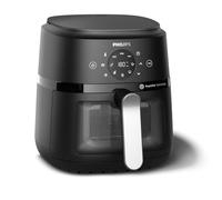 Philips 2000 series NA221/00 fryer Single 4.2 L Stand-alone 1500 W Hot air fryer Black, Silver