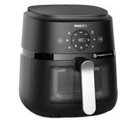 Philips 2000 series NA221/00 fryer Single 4.2 L Stand-alone 1500 W Hot air fryer Black, Silver