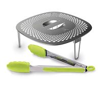 Philips Airfryer XXL Light Snack Accessory Kit - Compatible with XXL Models HD965x HD976x HD986x, Plated Steel & Silicone (HD9954/01)