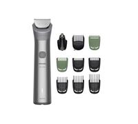 Philips Multigroom 5000 Series All-in-One 10-Piece Trimmer - Shaver and Clipper for Face, Head & Body, Self-Sharpening Full Metal Blades, 11 Length Settings (0.5-16 mm), Model MG5918/15