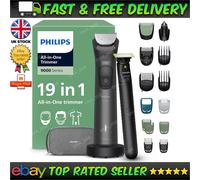 Philips Multigroom 9000 Series All-in-One 19-Piece Trimmer, Shaver & Clipper + OneBlade Trimmer for Men - All-Over Grooming Set for Face, Head & Body, 27 Length Settings (0.2-20 mm), MG9556/15