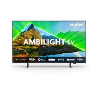 Philips Ambilight 43PUS8309 4K LED Smart TV - 43 Inch Display with Pixel Precise Ultra HD Titan OS Platform and Dolby Atmos Sound, Works with Alexa and Google Voice Assistant - Matt Black