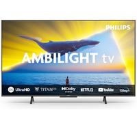 Philips Ambilight 55PUS8109 4K LED Smart TV - 55 Inch Display with Pixel Precise Ultra HD, Titan OS Platform and Dolby Atmos Sound, Works with Alexa and Google Voice Assistant - Satin Chrome
