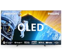 Philips Ambilight 77OLED809 4K OLED Smart TV - 77 Inch Display with P5 AI Perfect Picture Engine Ultra HD, Google TV, Dolby Vision and Dolby Atmos Sound, Works with Alexa and Google Voice - Metal