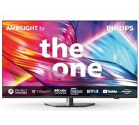 Philips Ambilight The One 43PUS8909 4K LED Smart TV - 43 Inch Display with Pixel Precise Ultra HD Titan OS, Dolby Vision, Dolby Atmos Sound, Works with Alexa and Google Voice Assistant - Black