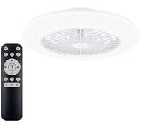 Philips Amigo Ceiling Fan with LED Light, 20W+40W, White | White Ambiance Light, Smart LED, DC Motor, Remote Included, Easy Installation, Bluetooth App Control, Smart Home