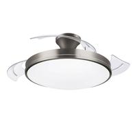 Philips Atlas Ceiling Fan 28W/35W Nickel Retractable LED
