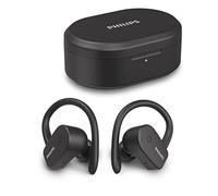 Philips Audio A5205BK/00 In-Ear Sports Headphones Bluetooth Wireless Mono Mode, Built-in Mic, 6-mm Neodymium Drivers, IPX7 Waterproof, Quick Charge, Detachable Ear-hook Design Black