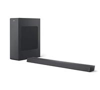 PHILIPS Audio B6305/10 2.1 Channel TV Soundbar with Wireless Subwoofer | 240 W RMS | Dolby Audio | HDMI ARC | Ultra-slim Design | Bluetooth, Optical & Audio 3.5 mm | Remote | Wall Mount Bracket