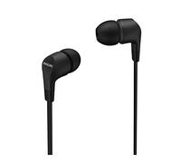 Philips Audio In-Ear Headphones E1105BK/00 With In-Line Remote Control (8.6-Mm Neodymium Drivers, Powerful Bass, Clear Sound, Comfortable Fit) Black