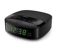 Philips Audio Philips R3205/12 (Double Alarm, Sleep Timer, Compact Design, FM Digital Radio, Battery Backup) -2020/2021 Model, Black, Standard