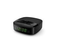 Philips Audio R3205/12 (Double Alarm, Sleep Timer, Compact Design, FM Digital Radio, Battery Backup) -2020/2021 Model, Black, Standard