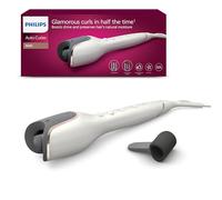 Philips Auto Curler 8000 Series, Hair Curler with MoistureProtect Technology, 27 Different Styling Options, White, Model BHB878/00