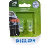 Philips Automotive Lighting 12961LLB2 LongerLife Miniature Bulb, 2 Pack