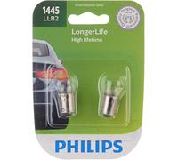 PHILIPS automotive lighting 1445 LongerLife Miniature Bulb, 2 Pack,1445LLB2