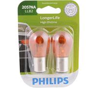 Philips Automotive Lighting 2057NA LongerLife Miniature Bulb, 2 Pack, (2057NALLB2)