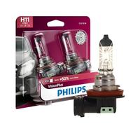 Philips Automotive Lighting H11 VisionPlus Deluxe Upgrade Automotive Replacement Headlight Bulb, for High Beam, Low Beam, and Fog Positions (Pack of 2)