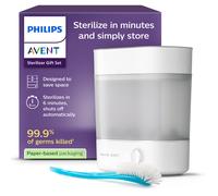 Philips Avent Advanced Bottle Steriliser, Kills 99.9% of Germs*, 10 min Sterilising Cycle - SCF291/01