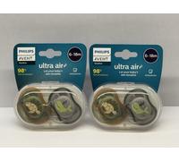Philips Avent Air Soother 2 x Packs Of 2 | 6-18 Months Orthodontic Ultra Air