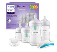 Philips AVENT Natural Response SCD657 Bottle (plastic Air Free Vent) giftset for newborns