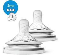 Philips Avent Natural Teat Medium Flow 2Pk