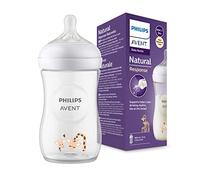 Philips Avent Bottle Natural with Responsive Dummy 260 ml Giraffe Decoration, 1 Piece (Model SCY903/66)