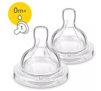 Philips Avent Classic+ Bottle Teats | Newborn, Slow, Medium, Fast Teat 2pk