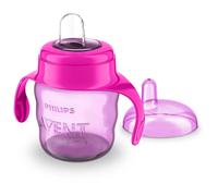 Philips Avent Silicone Spout Cup 6m+ (Pink/Purple) 200ml SCF551/03