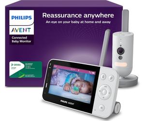 Philips Avent Connected Smart Video Baby Monitor SCD951/26 WiFi 1080p App, White