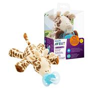 Philips Avent Giraffe Snuggle Baby Comforter with Ultra Soft Soother