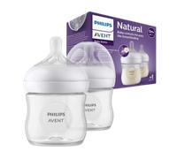 Philips Avent Natural 0+ Months Baby Feeding Bottle - 2 x 125 ml