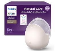 Philips Avent Natural Care Hands-Free Wearable Electric Breast Pump - Mimics Baby's Drinking Rhythm, SkinSense Breast Shield for Ultimate Comfort, SCF494/11