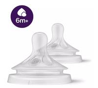 Philips Avent Natural Response 3.0 Teat Level 6 6m+ 2 Pack Anti-Colic Baby Teats