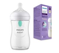 Philips Avent Natural Response Baby Bottle - 260ml Baby Milk Bottle with AirFree Vent, BPA Free for Newborn Babies Aged 1 Months+ (Model SCY673/01)
