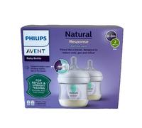 Philips AVENT Natural Response SCY670/02 Bottle Air Free Vent 125ml, flow 2 teat, 2 pieces