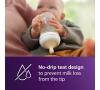 Philips Avent, Natural Response Baby Bottle 330 ml with Flow 4 (3 m+ Teat), SCY906/11