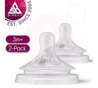 Philips Avent Natural Response Baby Bottle Teat│Standard Flow & BPA Free│3m+│2Pk