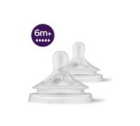 Philips Avent Natural Response Teat, Flow 5 - 6m+ 2 Pack