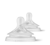 Philips Avent Natural Response Bottle Teat - 2 x Baby Bottle Flow 6 Teats for Babies Aged 6+ Months, BPA Free (Model SCY966/02)