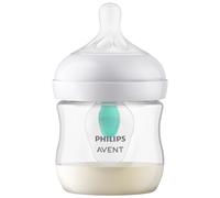 Philips Avent Natural Bottle with Responsive Dummy and AirFree Anti-Colic Attachment, 125 ml, Pack of 1 (Model SCY670/01)