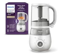 Philips Avent Premium 4-in-1 Steamer Blender, Baby Food Maker, Steam, Blend, Defrost, Reheat, Dishwasher Safe, Model SCF883/02