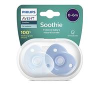 Philips Avent SCF099/21 Pack of 2 Soothers 0/3 Months - Blue/Light Blue
