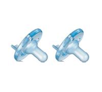 Philips AVENT SCF192/06 - Classic Dummy for Babies, Orthodontic, Silicone, Blue, 3 Months, 2 Units