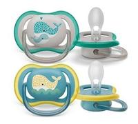 Philips Avent SCF349/24 Ultra Air Pacifier 18M Green/Yellow 2 pcs