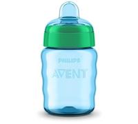Philips Avent SCF553/05 Children's Drinking Cup with Silicone Nozzle, BPA for 9 Months, 260 ml, Green